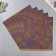 Scrapbooking Kraft "Cocoa on blue" density 180 grams set 5 pcs 30.5x32 cm