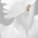 Earrings with pearls "bead" feeling of tenderness, color gold