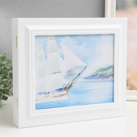 Key closed "ship" 26.5x31.5 cm white-1