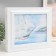 Key closed "ship" 26.5x31.5 cm white