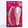 Set for hair care "Bunny Polly", comb and brush, pink color