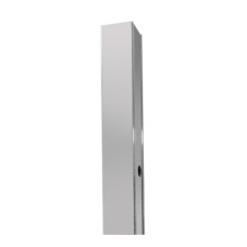 Expande Profile Wasserkraft D250, for showers, 1900 mm, aluminum, chromium