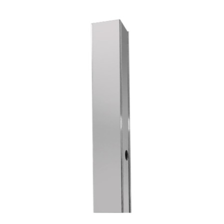 Expande Profile Wasserkraft D250, for showers, 1900 mm, aluminum, chromium
