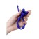 Anal chain Todo by Toyfa Froggy, silicone, blue color, 27.4 cm, d = 1.4 cm