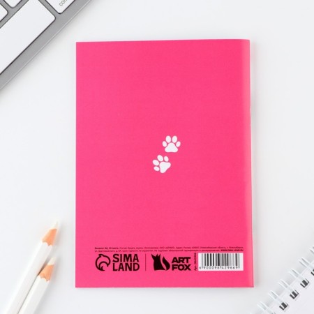 Notepad A6, 24 sheets, in the cell "cat"-4