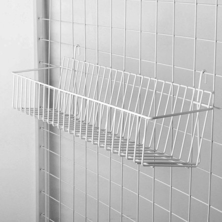 Basket on a grid, 600 × 160 mm, white color-2