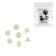 A set of cubes for D&D (Dungeons and Dragons, DND) "Game time", Series: D&D, 7 pcs, Green