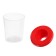 A glass - a non -multened non -m about 200 ml, Erichkrause Classic, Red