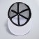 Men's cap with a straight visor Overhat, white color, mesh, rr 56