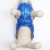 Jacket for dogs with weighting size 16 (DS 36, OG 46, Osh 35), silver-blue