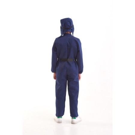 Military costume "pilot", overalls, belt, helmet, glasses, 5-7 years old, height 122-134 cm-3