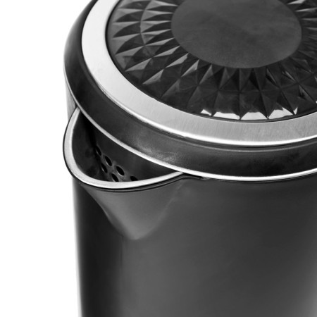 Electric kettle Centek CT-0020, plastic, seamless flask, 1.7 l, 2200 watts, black-1