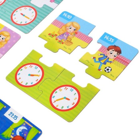 Game and training set "Dream of Day", puzzles, book, watch-6