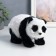 Fluffy Artificial fur "Panda" 12.5x22x11 cm