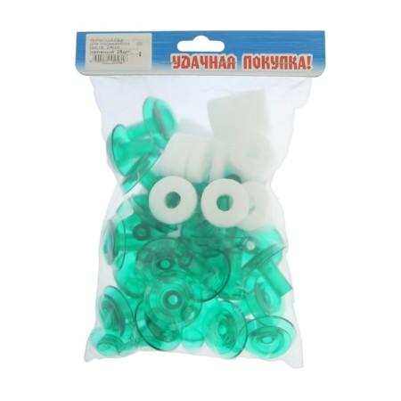 Thermal -haired construction battalion, for polycarbonate, M38, Green, 25 pcs-7