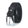Children's belt, genuine leather, 2 size 100x3x30 cm, black