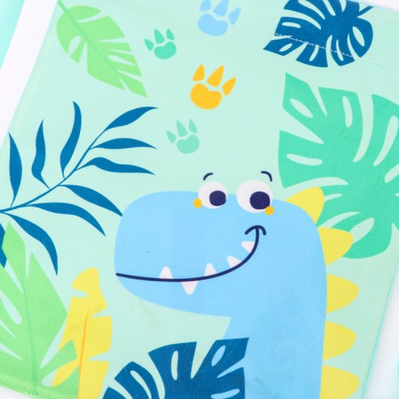 Children's Bag "Dino", 35 × 30 cm, turquoise color-2