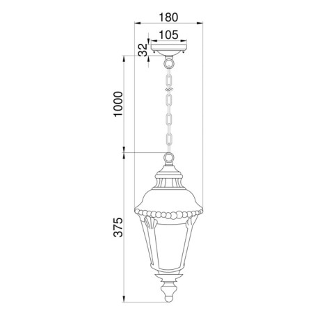 Outdoor O029PL-01GN, E27, 1x60 W, 180x180x1407 mm, Green-2
