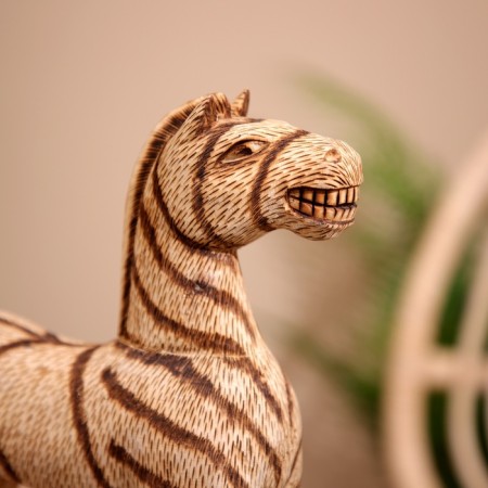 Souvenir "horse" wood 22x6x25 cm-4
