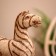 Souvenir "horse" wood 22x6x25 cm