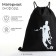 Textura shoe bag, lace department, black color