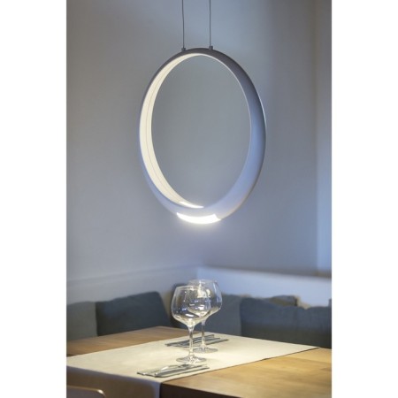Suspension lamp Mantra Ring, Led, 1600lm, 3000k, 504x160x2000 mm, white color-8