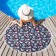 A towel beach Ethel "Rainbow Dreams", D 150 cm, microfiber, 100% p/e