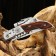 The knife of the folding "gun" is 17.4cm, the blade is 75mm/1.3mm, with the flashlight