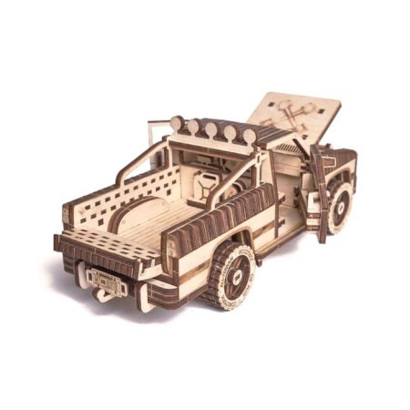 Mechanical 3D puzzle made of wood "Pickup WT-1500"-9