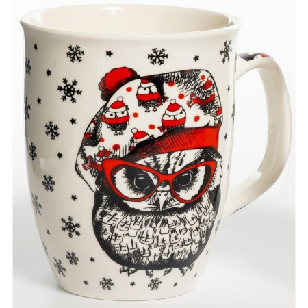 Elrington mug "Owl", 350 ml, color mix-1