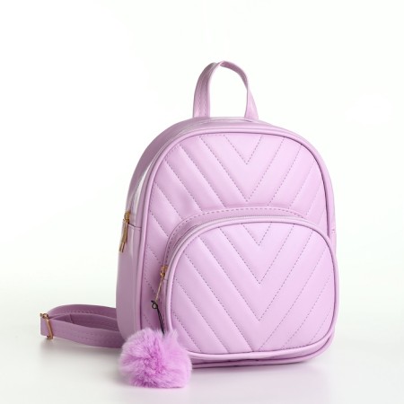 The backpack of the stitch strip, 20*8*23, lightning department, n/pocket, lilac