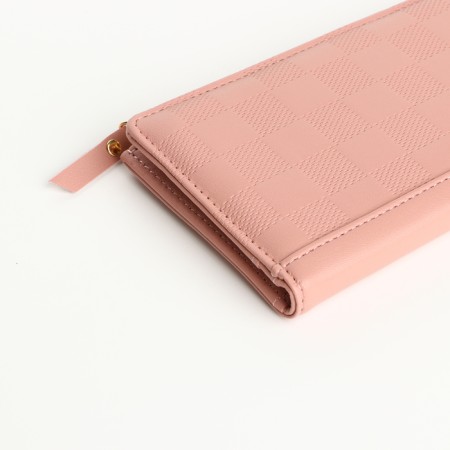 Women's wallet on magnets, pink color-2