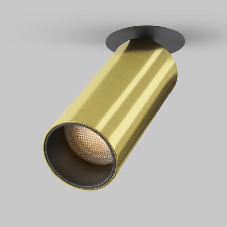 Technical C053CL-L12W3K-W-BS, LED, 12W, 5.2x5.2x15.8 cm, 950lm, brass color, brass color-1