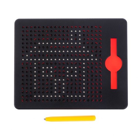 The training tablet "Magnetic drawing", 380 holes, the color is black-9