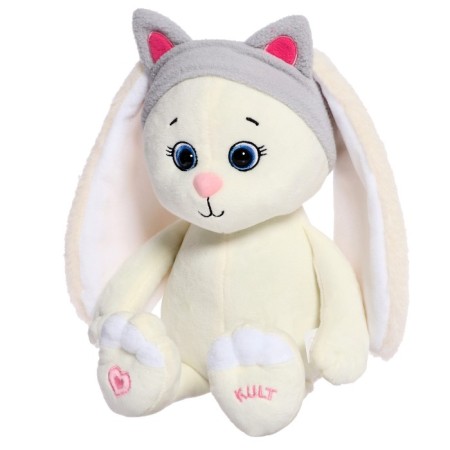 Soft toy "Bunny Mia in a bandage", 25 cm-1