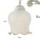 Bra "Adeline" E27 40W white with a golden patina