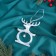 Christmas tree decoration "Deer-Pussat" 8x11 cm, white