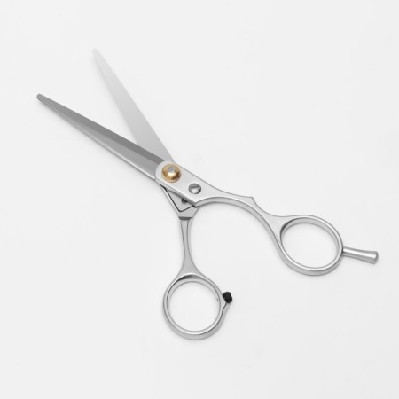 Hairdressing scissors with emphasis, blade - 6.5 cm, silver color-2