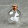 Garland “thread” 1.6 m with nozzles “Balls with a star”, IP20, silver thread, 15 LED, glow of multi, Aah2