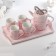 Ceramic tea set on the stand "Bant", 5 items: teapot 900 ml, 4 circles 200 ml