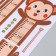 Sticker plastic interior color rosteomer "Monkey" 45x60 cm