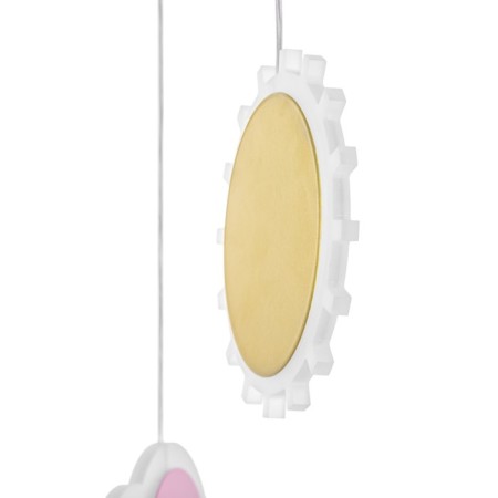 Suspension lamp "Dawn" LED 36W color 30x5x60cm-7