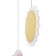 Suspension lamp "Dawn" LED 36W color 30x5x60cm