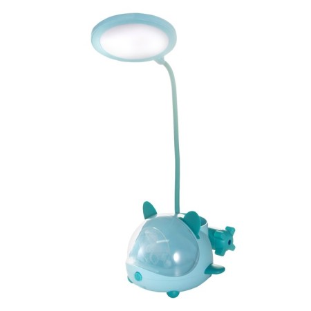 Board Lamp "Cute Bear" LED 3.5W USB AKB Blue 12x15x32 cm Risalux-19