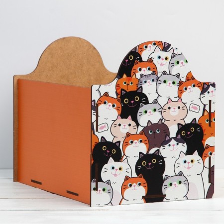 Organizer for storage, box "Cats", 25 x 18 x 20.8 cm-2