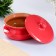 Ceramic pot of baking "Borisovsky" 0.7l / 15x9cm, rainbow mix