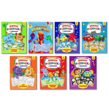 Coloring long set, 7 pcs.