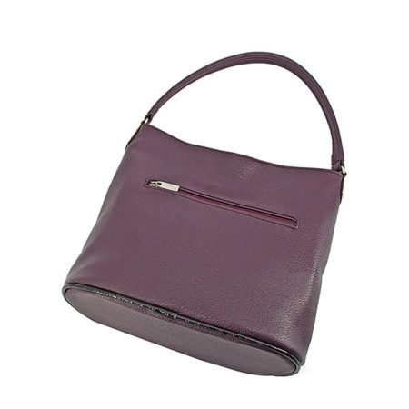 Women's bag (B2755-07140) Artificial leather + suede, burgundy, 1x210x25 cm-1