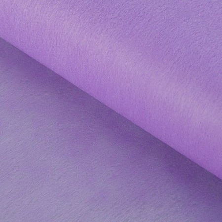 Felt for packages and crafts, plain, light lilac, bilateral, roll 1 pcs, 50 cm x 15 m