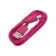 Oxion DCC288, MicroUSB - USB, charging + data transfer, 1 m, braid, pink
